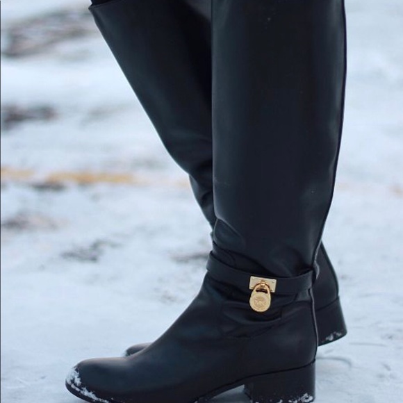 michael kors hamilton riding boots